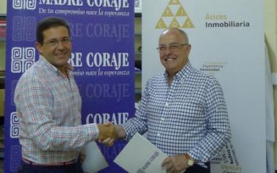Madre Coraje firma un convenio de colaboración con Áticos Inmobiliaria