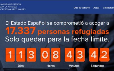 Madre Coraje se suma a #VenidYa: Campaña de presión para la acogida de personas refugiadas