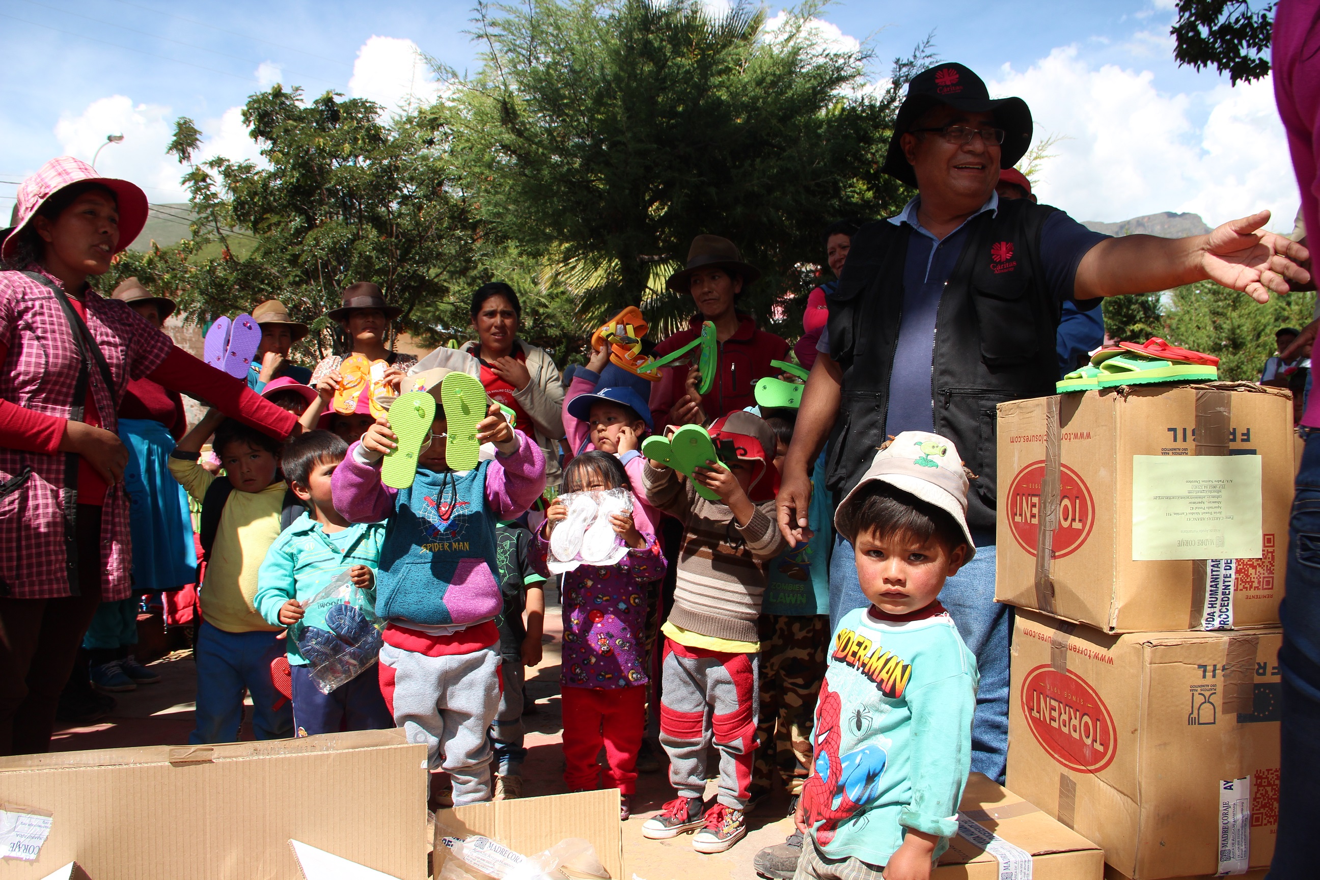 Llegada de Ayuda Humanitaria a Perú
