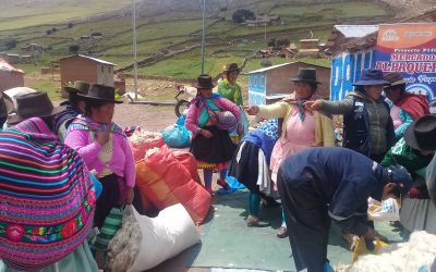 Madre Coraje y ‘la Caixa’ apoyan a más de 1.600 hombres y mujeres en Perú con su proyecto ‘Mercados alpaqueros’