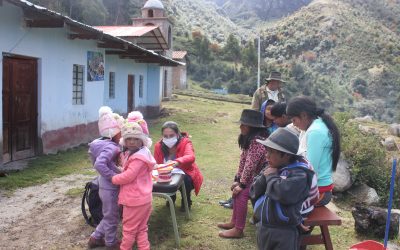 Apoyamos en Perú a 54 familias afectadas por bajas temperaturas