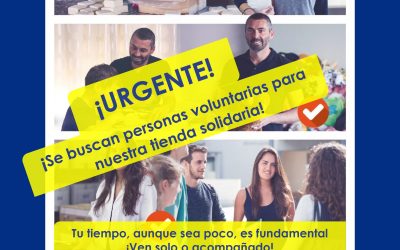 ¡Necesitamos personas voluntarias para nuestra nueva tienda en Barcelona!