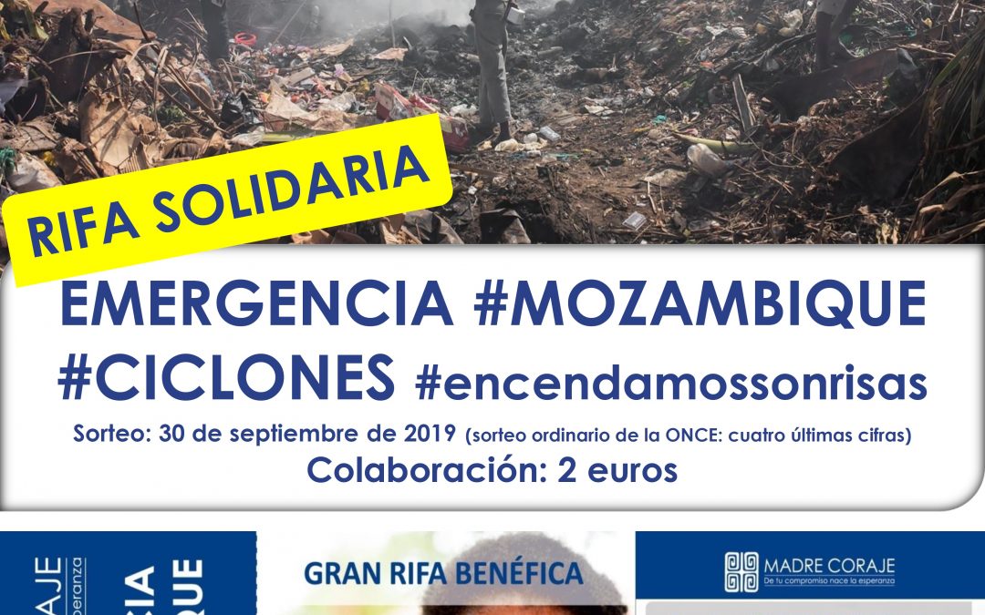 #EmergenciaMozambique: Campaña ‘Encendamos Sonrisas’ para apoyar a las poblaciones afectadas por los ciclones