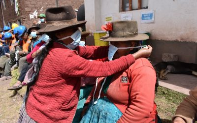 Apoyo a 83 familias en Perú afectadas por el derrumbe del cerro donde vivían y por el Covid-19