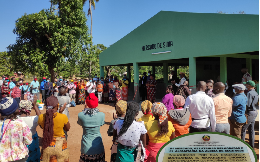 Madre Coraje y Gobierno de Navarra apoyan la construcción de un mercado local, granjas y talleres formativos en Mozambique