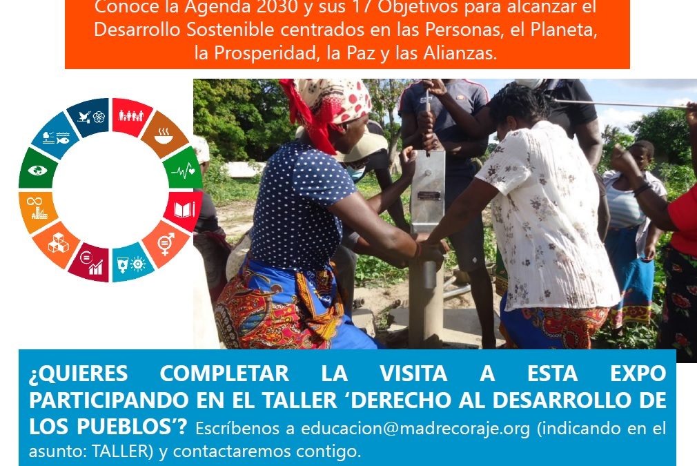 La exposición ’17 metas para el Buen Vivir’ llega a Segovia y Cuéllar de la mano de Madre Coraje y la Junta de Castilla y León