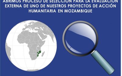 Abrimos proceso de selección para la evaluación externa de uno de nuestros proyectos de acción humanitaria en Mozambique