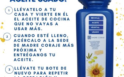Campaña ‘¡A bote pronto!’ de recogida de aceite comestible usado
