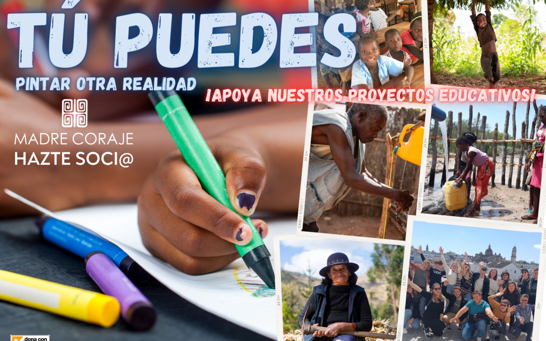 La campaña ‘Tú puedes’ de Madre Coraje busca colaboración para “abrir el grifo por el cambio” y para “pintar otra realidad”