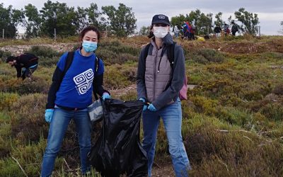 Alumnado universitario realizando acciones de transformación social (EpD27)