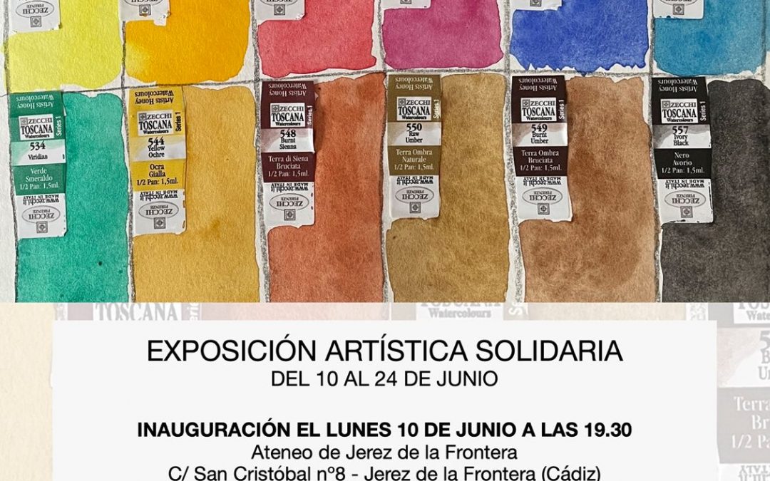 Exposición artística solidaria del proyecto CREARTES a beneficio de Fundación Valentina-Un grito a la Esperanza y Madre Coraje
