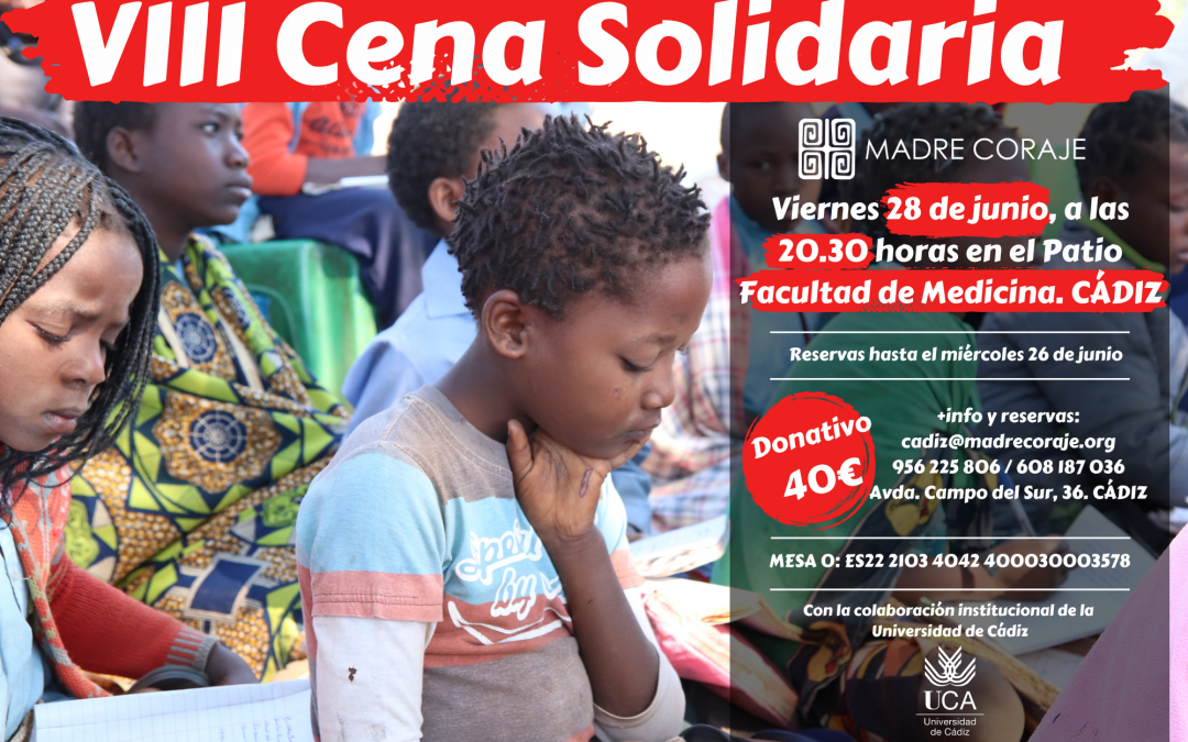 VIII Cena Solidaria Madre Coraje Cádiz