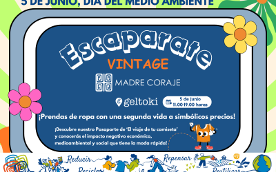 Madre Coraje lleva el 5 de junio su ‘Escaparate Vintage’ a Geltoki con motivo del Día del Medio Ambiente