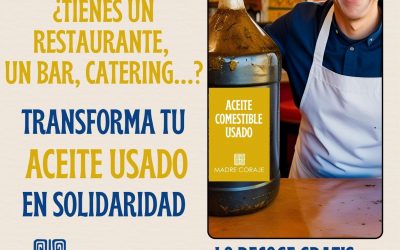 Lanzamos en Andalucía la campaña ‘Gota a Gota, Bar a Bar’ para animar a restaurantes, bares, catering… a donarnos su aceite usado