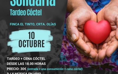 XXII Fiesta Solidaria en la Finca El Tinto bajo el lema ‘Sembrando Gotas de Esperanza’: 10 de octubre en Málaga