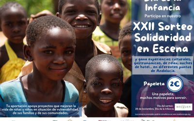 El jueves 20 celebramos nuestro XXII Sorteo ‘Solidaridad en Escena’ en el Hotel Bécquer de Sevilla