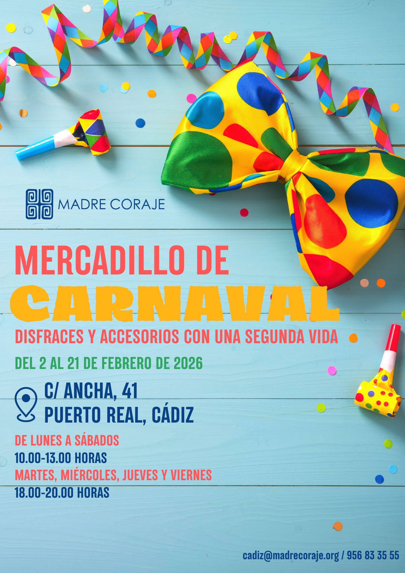 MERCADILLO CARNAVAL MADRE CORAJE 2026