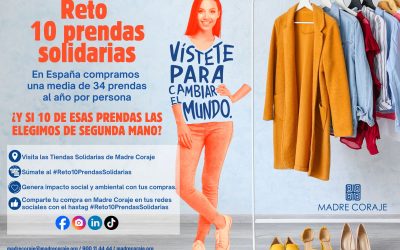 ¡Os retamos frente al consumo de moda! De tus 34 compras de ropa al año, ¡que 10 sean solidarias!