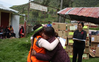 El Ayuntamiento de Málaga, la Fundación Roviralta y Madre Coraje apoyan a 230 personas en Perú frente a lluvias y deslizamientos de tierra