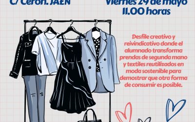 Estudiantes de la Escuela de Arte José Nogué protagonizan un desfile de moda sostenible junto a Madre Coraje Jaén