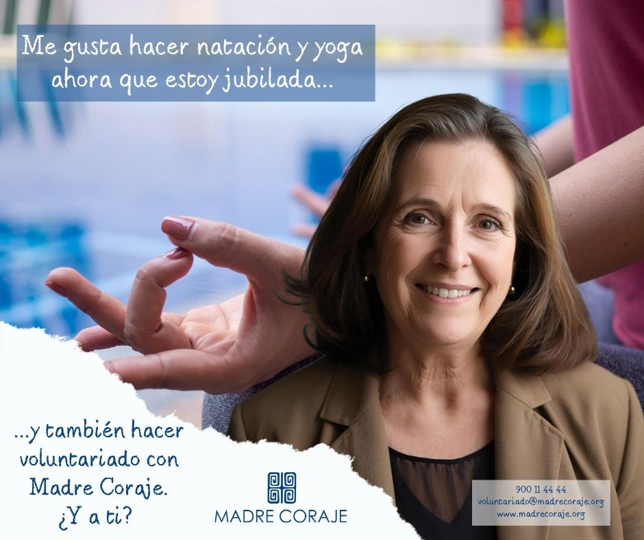 Me gusta hacer natación y yoga VOLUNTARIADO MADRE CORAJE enero2026